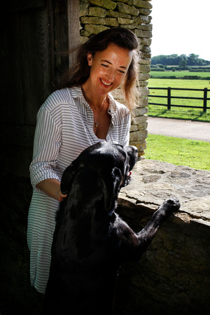 Grace Noest, at home in Sopwith, who is organising the British Festival of Eventing at Gatcombe.